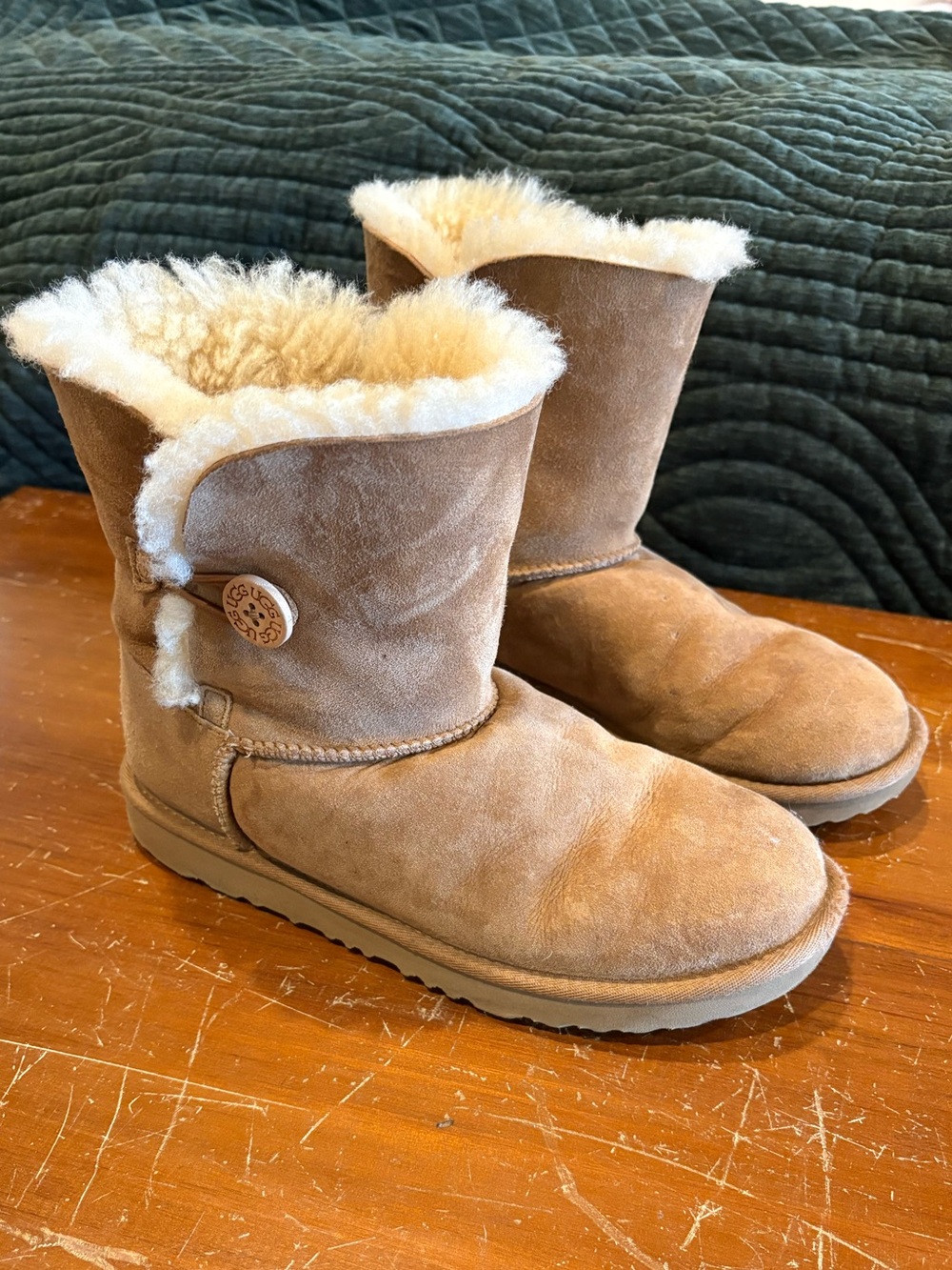 UGG Brown Rubber Sole Boots